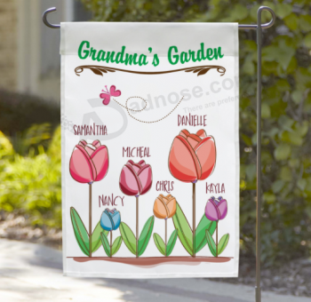 Haute qualité Double imprimé Thanksgiving jour Drapeau de jardin