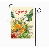 Frühlingsgartenflaggen im Freien kundenspezifische Gartenflaggen