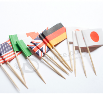 Hervorragender Hersteller von Mini-Banner-Welt-Zahnstocherflaggen
