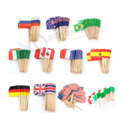Großhandel neue Design Dekoration Flagge Cocktail Picks