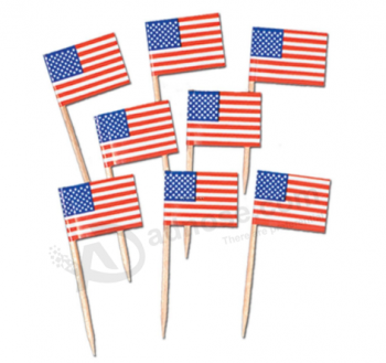 Decorative paper flag toothpick for party