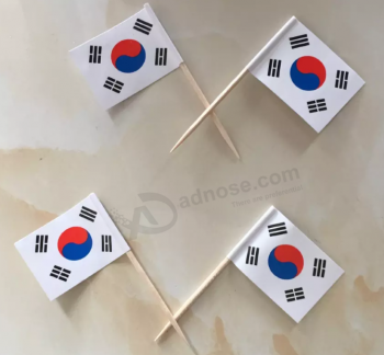 批发聚会木制纸牙签国旗签