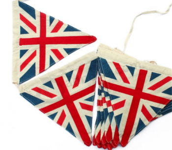 Banderines del Reino Unido eventos publicitarios banderas del empavesado decorativas
