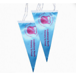 China Supplier Custom Advertising Triangle Bunting Flags