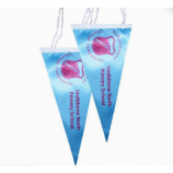 china leverancier aangepaste reclame driehoek bunting vlaggen