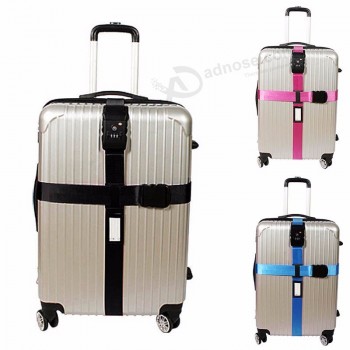 Sangle de bagage en gros TSA Lock Valise de voyage Ceinture d’emballage