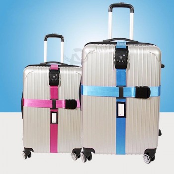 Sangle de bagage nouvellement réglable TSA Lock Valise de voyage Ceinture d’emballage Sangles de sécurité à vendre