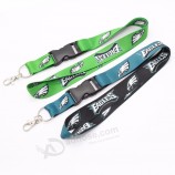 High quality team logo lanyard with detachable buckle