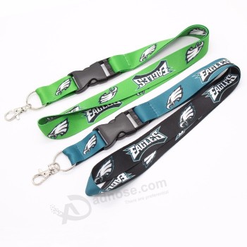 Hochwertiges Team Logo Lanyard mit abnehmbarer Schnalle