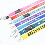 Maßgeschneidertes Lanyard aus Polyester-Material mit Ausweishülle