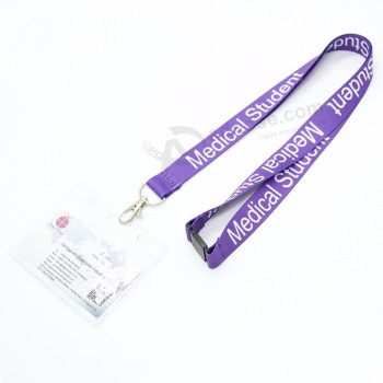 cordón de cuello con porta credencial de tarjeta de identificación sin pedido mínimo