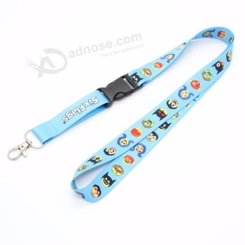 heat transfer customized lanyard, dye sublimated lanyard for sale