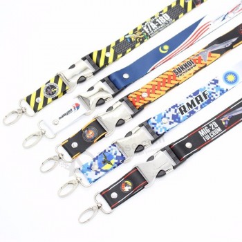 aangepaste maleisië vliegtuigen logo sublimatie lanyard
