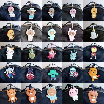 Luggage&bags Accessories silica gel luggage tag Animal Cartoon Suitcase ID Addres Holder Baggage Boarding Portable Label
