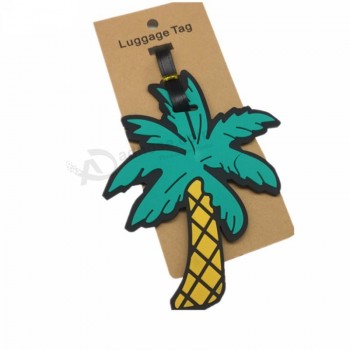 Fashion Silicon Cartoon Cute Luggage Tag Suitcase Tag ID Name Portable Travel Label Travel Accessories
