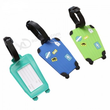 valise bagages étiquettes dessin animé accessoires de voyage femmes hommes fille nom étiquette d’identification porte-adresse identificateur étiquette étiquette