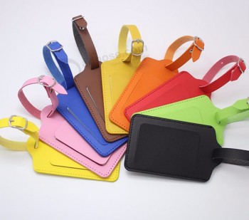 Mode Voyage Affaires Bagages Étiquettes Femmes Hommes Cuir PU Valise ID Porte-adresse Bagage Embarquement Étiquette