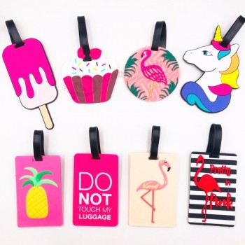 accessori da viaggio bagaglio creativo Tag animali cartoon silice Gel valigia ID addres porta bagagli etichette d'imbarco etichetta portatile