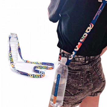 benutzerdefinierte Wasserflasche Lanyard drucken Sie Ihr Logo