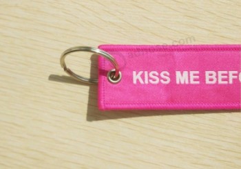 Porte-clés logo personnalisé en polyester
