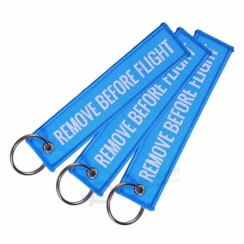 Remove-Before-Flight-Chaveiro-Keyring-Chains-Woven-Key-Tag-Special-Luggage-Tag-Label-Blue-Chain-Keychain (5)