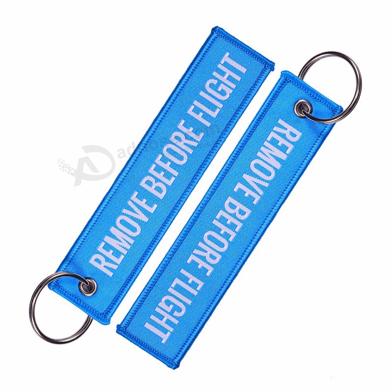 Remove-Before-Flight-Chaveiro-Keyring-Chains-Woven-Key-Tag-Special-Luggage-Tag-Label-Blue-Chain-Keychain (4)