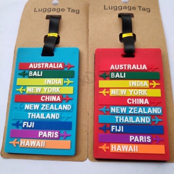 etichette d'imbarco bagagli creative con etichetta portatile porta indirizzo ID