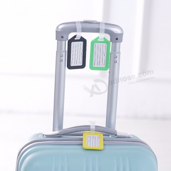 изготовленный на заказ пластичный ярлык чемодана перемещения бирки багажа
