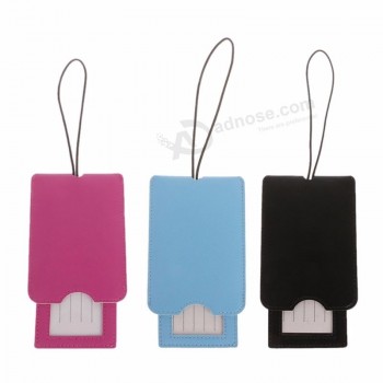 Cuir créatif Étiquettes Étiquettes Sangle Nom Adresse Pièce d’identité Valise Sac Bagages Voyage