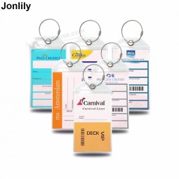 portaetiquetas de equipaje personalizados etiquetas de equipaje con tarjeta de etiqueta de dirección