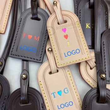 etichetta per bagaglio con timbratura a caldo iniziale personalizzata nome personalizzato
