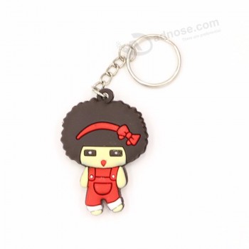 Porte-clés en PVC d’impression de dessin animé personnalisé