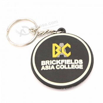 Vente en gros moins cher Porte-clés en caoutchouc personnalisé Promotions Porte-clés 3d Pvc
