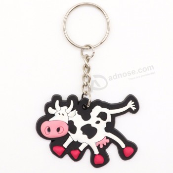 Fabrikförderung 2d oder kundenspezifisches weiches PVC keychain des Gummis 3d