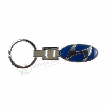 Porte-clés de marque de marque de voiture en métal personnalisé en métal les plus vendus
