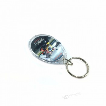 Wholesale Picture Insert Plastic Custom Acrylic Keychain