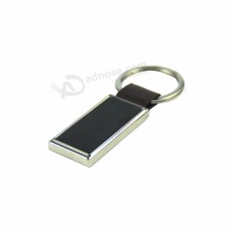 高品質の長方形の形状のカスタム金属キーホルダー