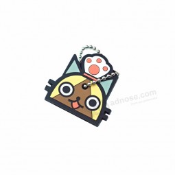 2019 neuer Entwurf Soem netter Karikaturgummi keychain