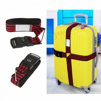 3 digits Combination crossing luggage strap