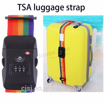 high quality PP material tsa 5cm luggage strap