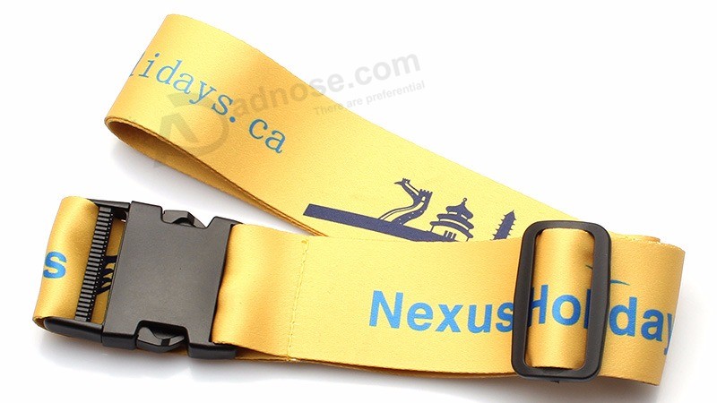 Wholesale trip Personalize belt for luggage with disconnect Buckle