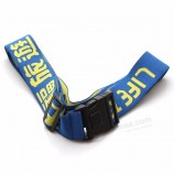 factory OEM high quality woven luggage belt with adjustable buckle