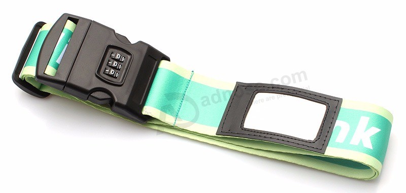 Personalized luggage Belt with Digital lock for security Suitcase
