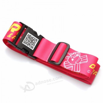 Vente chaude Polyester Custom travelpro sangles de bagages Ceinture avec votre logo