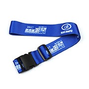 China wholesale Personalized cheap Printed logo Luggage strap with metal Buckle