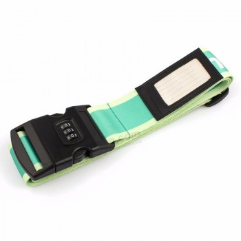 Sangle d’emballage de voyage de ceinture à bagages personnalisée réglable directement en usine avec serrure codée