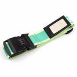 factory direct adjustable custom luggage belt travel packing strap with coded lock