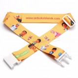 sublimation cartoon pattern lovely printed luggage straps with removable buckle