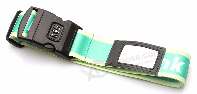 High Strength Polyester Belts Suitcase Luggage Packing Straps with Number Lock