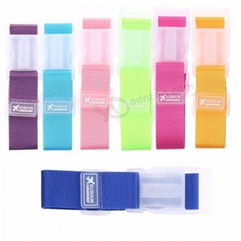 Vente en gros réglable de sac de valise de voyage sangles de bagages boucle de ceinture d’arrimage de bagages